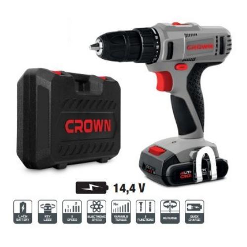 Crown-Accumulator-Screwing-14.4V-1.5Ah-drill-screwing-under